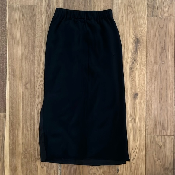 Loft black maxi skirt, Sz XSP - Picture 3 of 4